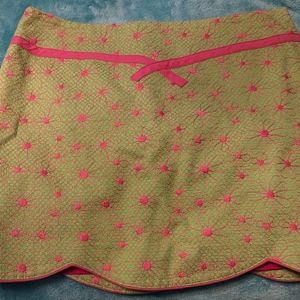 Lime and pink skirt